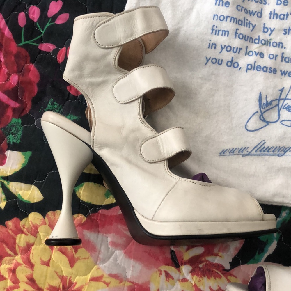 Vintage John Fluevog rare high heel shoes retro - Picture 4 of 16